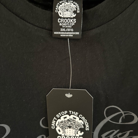NWT Crooks & Castles The Monolithic Empire Tee - Picture 4 of 4